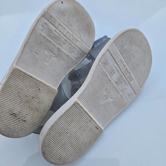 Mini Melissa x Disney Frozen Snowflake Bow Sandals Size 9 - Picture 5 of 6